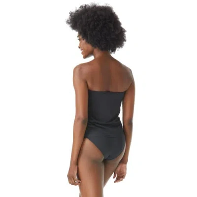 Vince Camuto Draped Bandeau Tankini Top