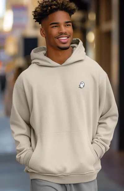 DALIX DALIX MENS GHOST MIDWEIGHT FLEECE RELAXED HOODED SWEATSHIRT 