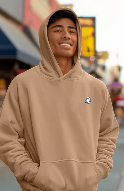 Dalix Mens Ghost Midweight Fleece Relaxed Hooded Sweatshirt