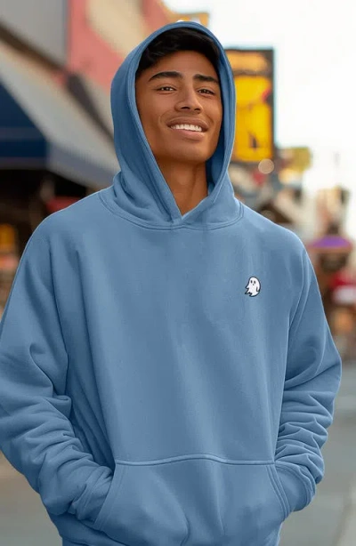 Dalix Mens Ghost Midweight Fleece Relaxed Hooded Sweatshirt