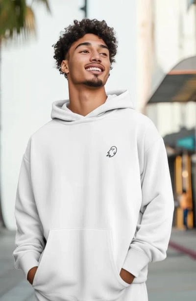 DALIX DALIX MENS GHOST MIDWEIGHT FLEECE RELAXED HOODED SWEATSHIRT 