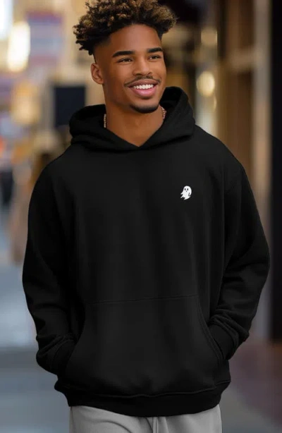 DALIX DALIX MENS GHOST MIDWEIGHT FLEECE RELAXED HOODED SWEATSHIRT 