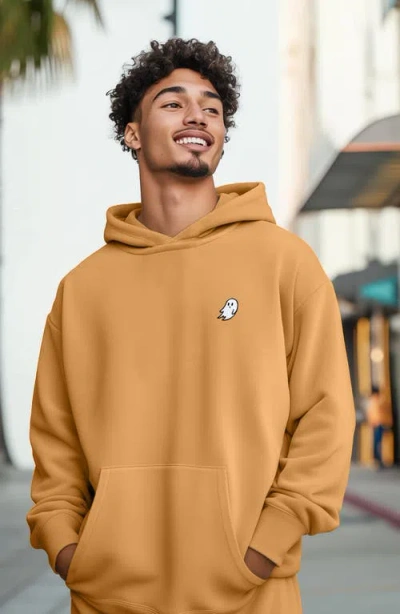 Dalix Mens Ghost Midweight Fleece Relaxed Hooded Sweatshirt