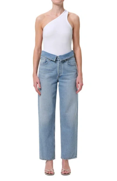 Agolde Women Kye In Diversion Five-pocket Straight Leg Pants