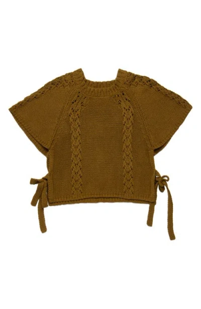 Deluc Dinis Flutter Sleeve Side Tie Sweater