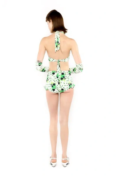 Anna Sui Rosebuds High Waisted Bikini Set