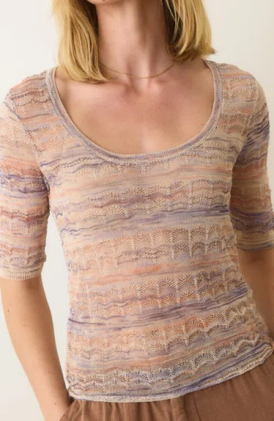 Marine Layer Alana Pointelle Sweater