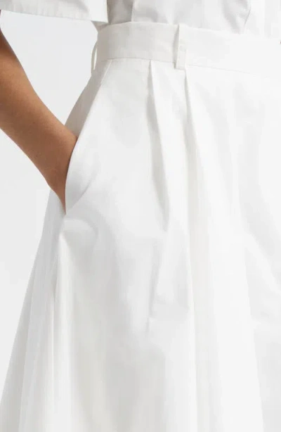 Rohe Róhe Ladder Stitch Inset Cotton Skirt