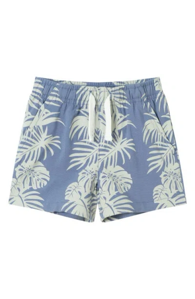 Andy & Evan Stripe Button-up Shirt & Shorts Set