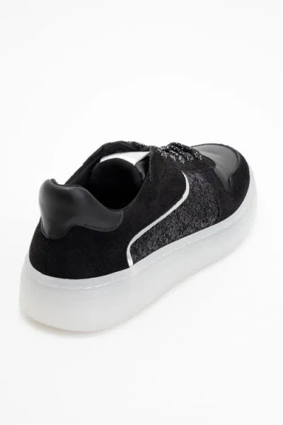 Forever & Always Shoes Felipe Glitter Leather Sneakers