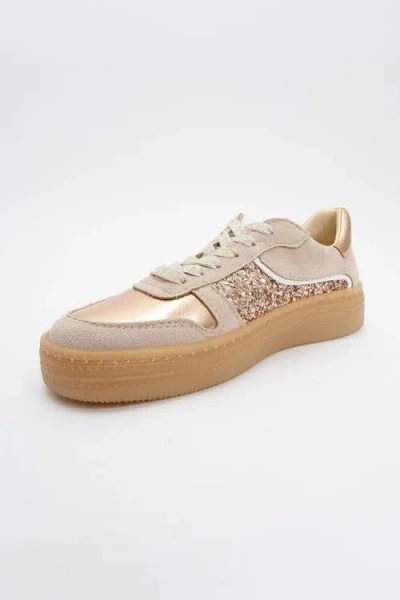Forever & Always Shoes Felipe Glitter Leather Sneakers