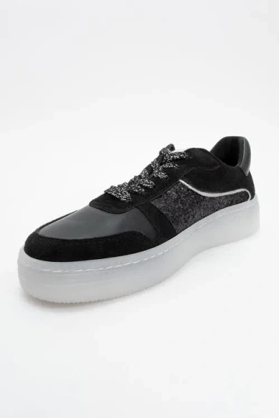 Forever & Always Shoes Felipe Glitter Leather Sneakers