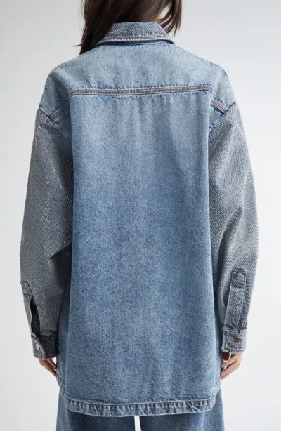 Stella Mccartney Hotfix Oversize Denim Overshirt