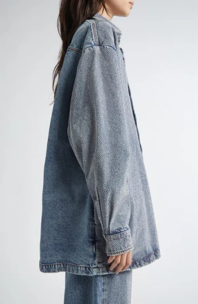 Stella Mccartney Hotfix Oversize Denim Overshirt