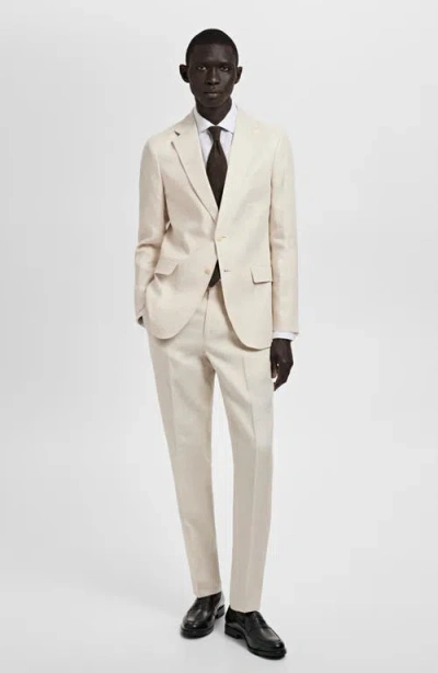 Mango Men's Stretch Fabric Super Slim-fit Suit Jacket In Neutral