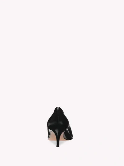 Gianvito Rossi 70mm Vitello Middle Heel Leather Pump