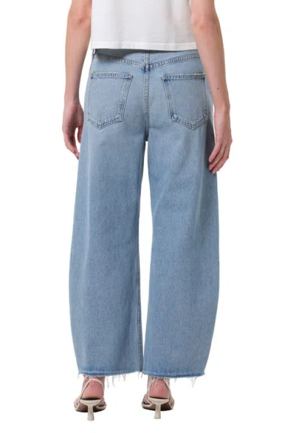Agolde Franka Pleated High-rise Wide-leg Jeans