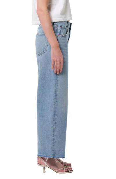 Agolde Franka Pleated High-rise Wide-leg Jeans