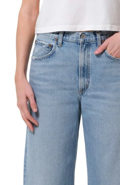 Agolde Franka Pleated High-rise Wide-leg Jeans