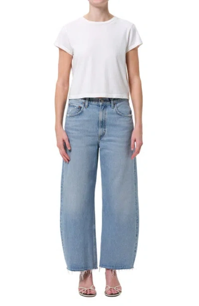 Agolde Franka Pleated High-rise Wide-leg Jeans