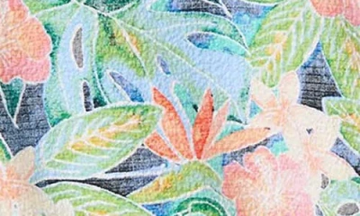 Tommy Bahama Nova Wave Jungle Party Short Sleeve Seersucker Button-up Shirt