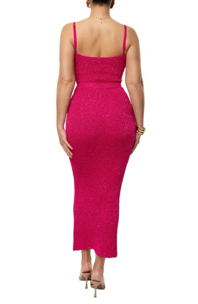Jluxlabel Palace Sequin Sleeveless Top & Skirt