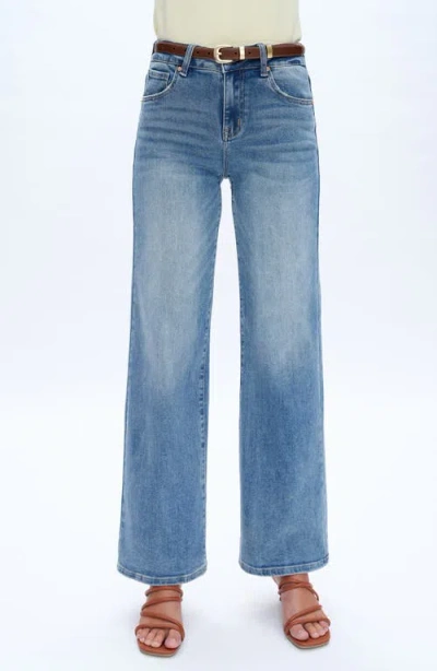 Bayeas Mid Rise Wide Leg Jeans