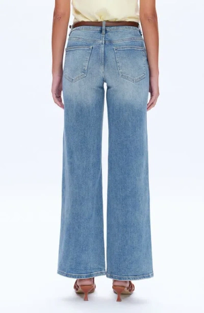 Bayeas Mid Rise Wide Leg Jeans