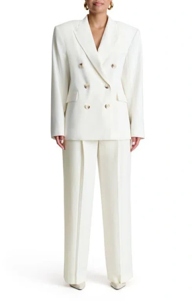 Naked Wardrobe Double Breasted Oversize Blazer