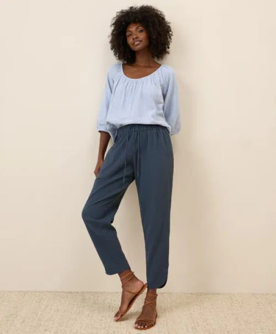 Pact Organic Cotton Coastal Double Gauze Tapered Pull-on Pant