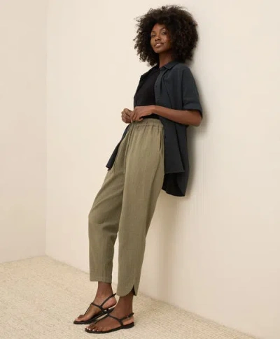 Pact Organic Cotton Coastal Double Gauze Tapered Pull-on Pant