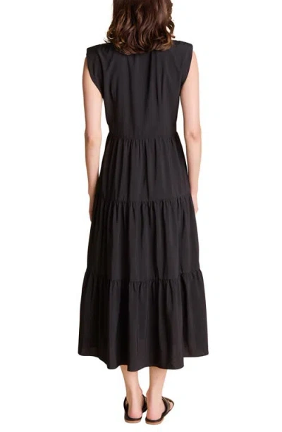 Endless Rose Pintuck Detail Tiered Midi Dress