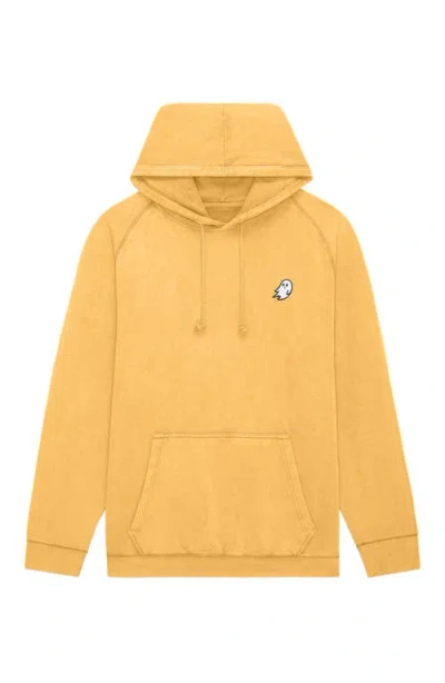 Dalix Ghost Mens Mineral Washed Hoodie