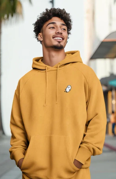 Dalix Ghost Mens Mineral Washed Hoodie