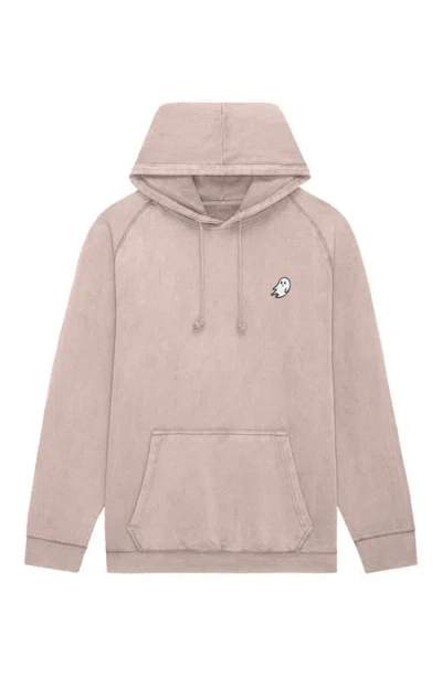 Dalix Ghost Mens Mineral Washed Hoodie