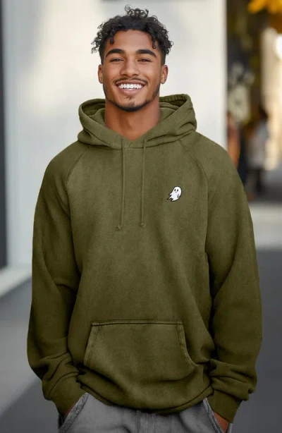 DALIX DALIX GHOST MENS MINERAL WASHED HOODIE 
