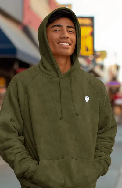 Dalix Ghost Mens Mineral Washed Hoodie