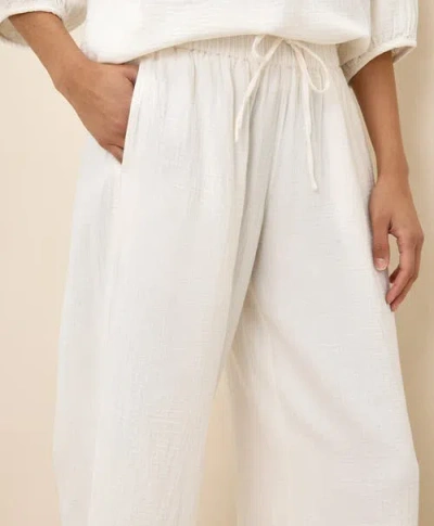 Pact Organic Cotton Coastal Double Gauze Split Hem Pant