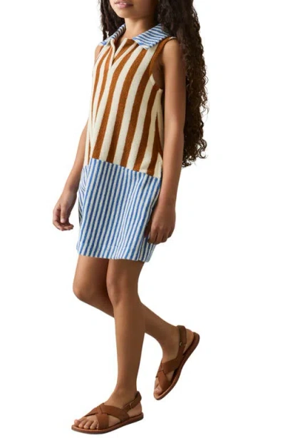 Reiss Kids' Felicia Terry Sleeveless Dress