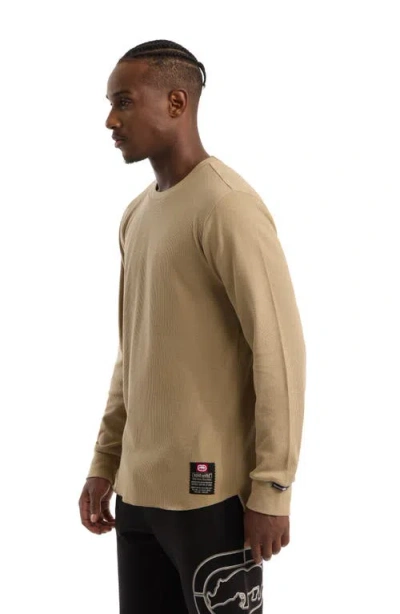 Ecko Unltd Men's Pinch Me Thermal T-shirt In Brown
