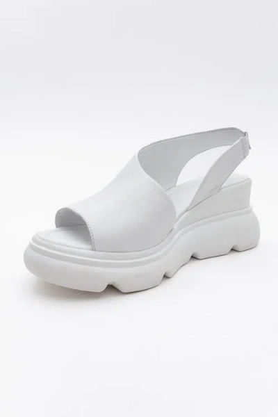 Forever & Always Shoes Agusto Leather Platform Sandal
