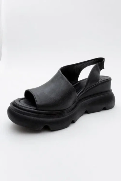Forever & Always Shoes Agusto Leather Platform Sandal