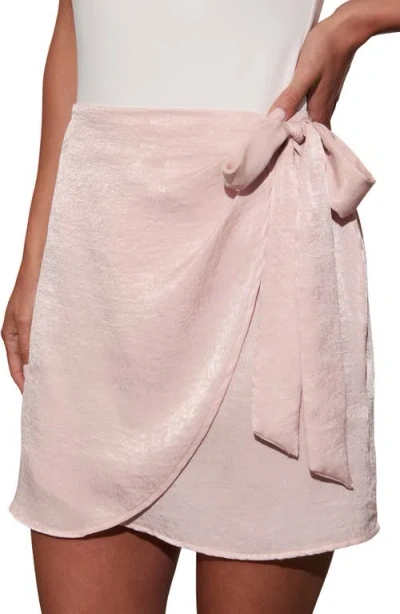 Vici Collection Dew Kissed Wrap Miniskirt