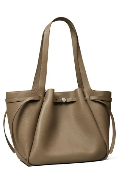 Tory Burch Romy Pebbled Leather Tote Bag