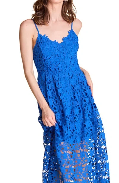 Endless Rose Lace Spaghetti Strap Midi Dress