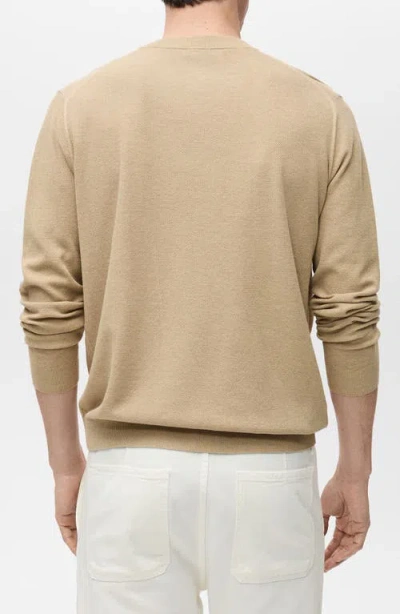 Mango Microstructure Crewneck Sweater