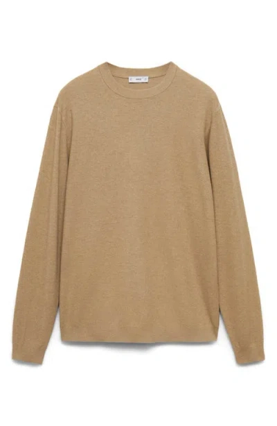 Mango Microstructure Crewneck Sweater