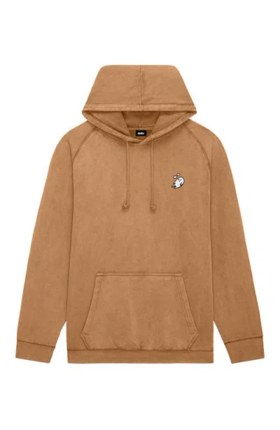 Dalix Womens Heartly Ghost Mineral Washed Hoodie