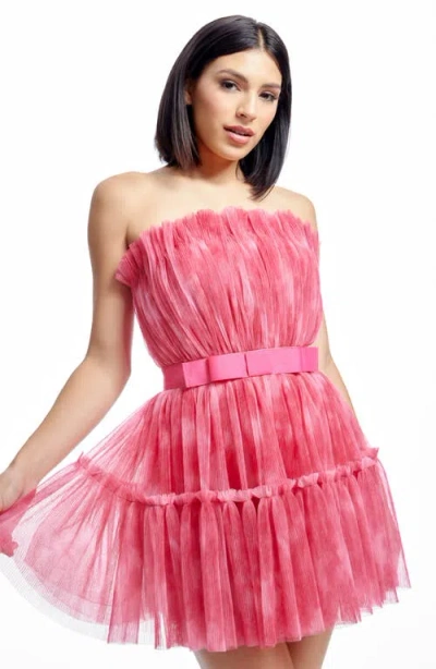 Dress The Population Petra Strapless Cocktail Minidress