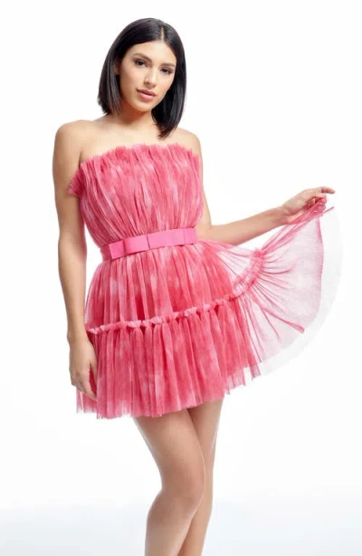Dress The Population Petra Strapless Cocktail Minidress